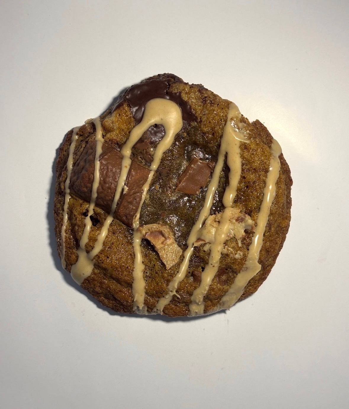 Salted Caramel Peanut Butter Chunk Cookie